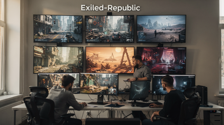 Наши выпущенные игры: витрина проектов Exiled-Republic